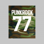 Punk Rock 77 pánske maskáčové tričko 100 %bavlna 